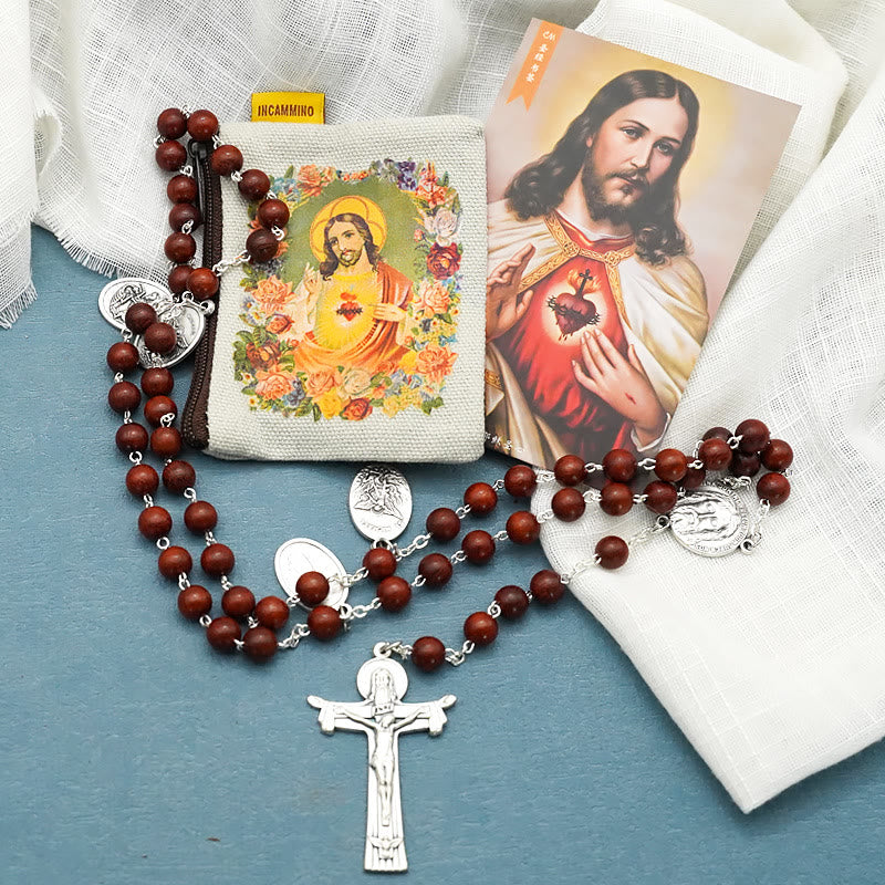 Classic Iconostasis Handmade Olive Wood Rosary