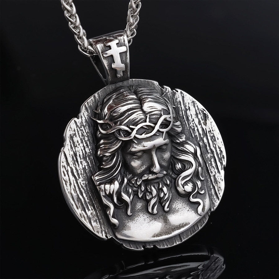 Jesus Crown of Thorns Pendant Necklace - A Profound Symbol of Faith and Devotion