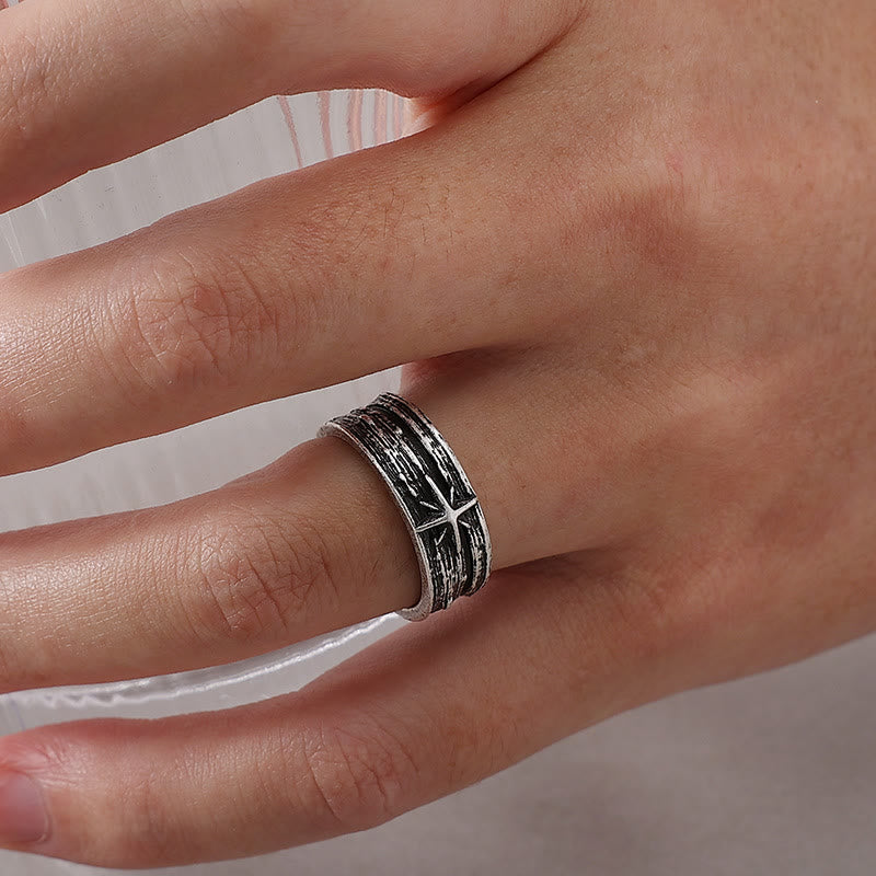 the Light of Bethlehem with Star of Bethlehem Ring - A Beacon of Hope and Faith