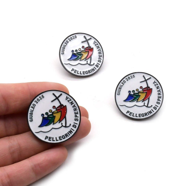 3pcs/set Jubilee Pilgrim Badge Set: Embrace the Spirit of Christian Millennium