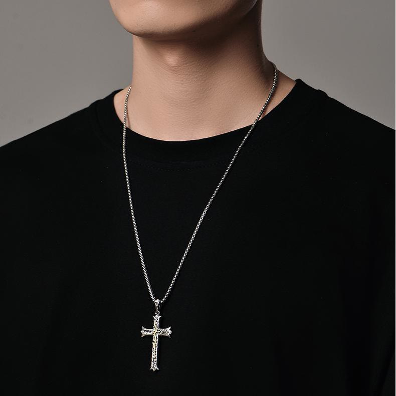 925 Sterling Silver Classic & Vintage Crucifix Tree of Life Necklace: A Symbol of Spirituality and Vitality