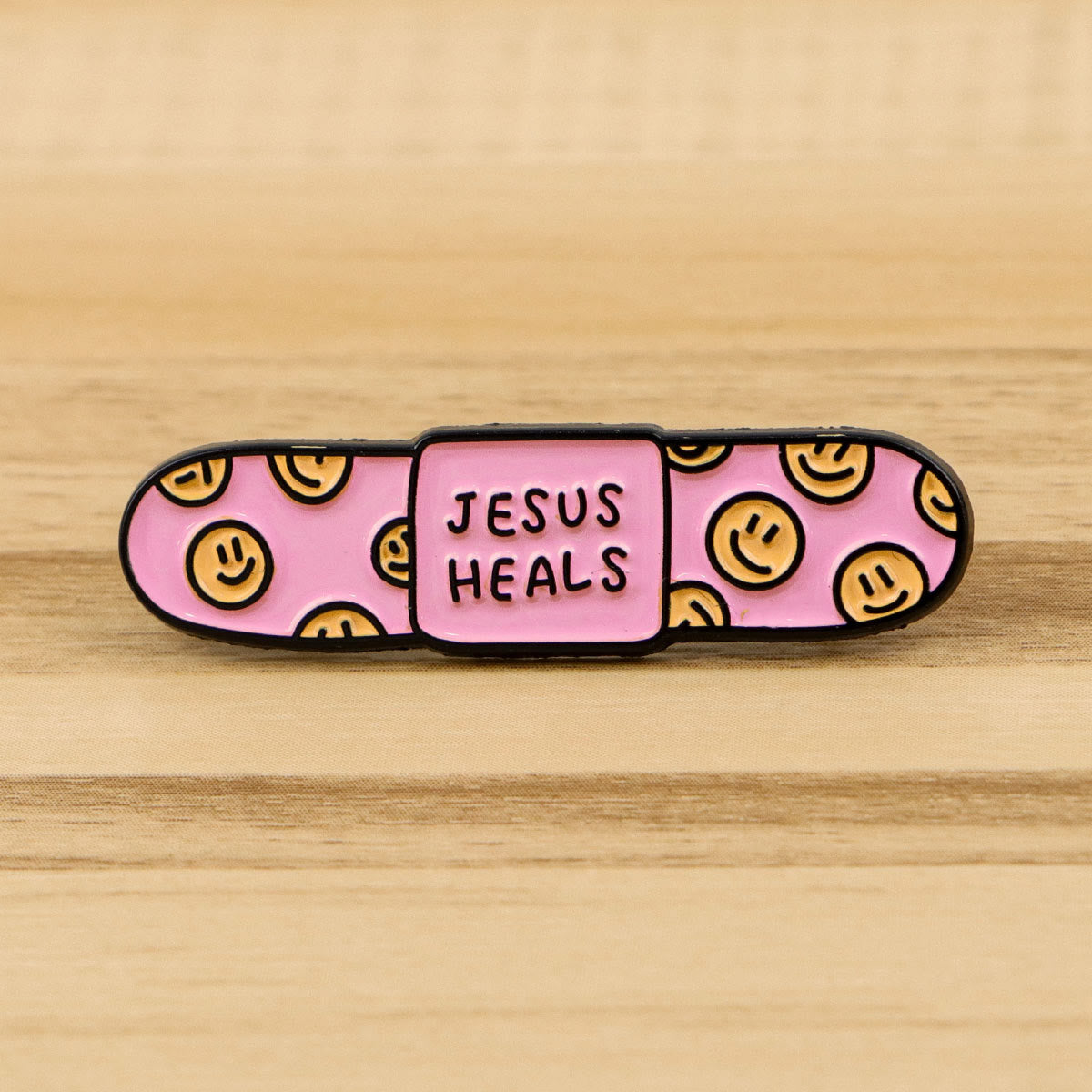3styles Jesus Quote Cartoon Metal Brooches: A Blend of Faith and Whimsy