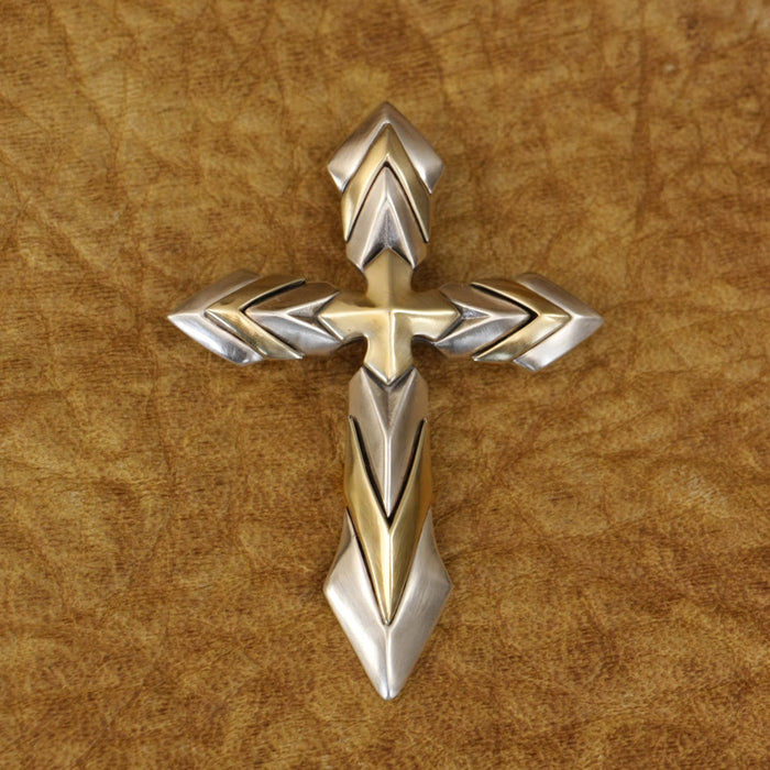 925 Sterling Silver Vintage & Classic Cross Necklace: A Modern Interpretation of the Sacred Sigil