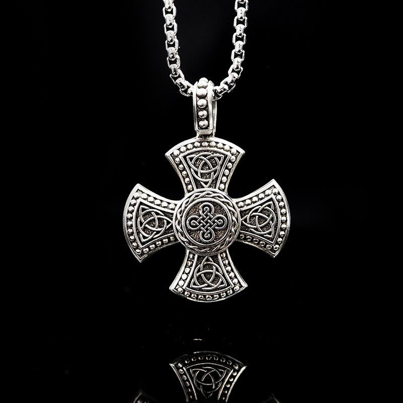 925 Sterling Silver Vintage & Classic Cross Necklace: Ancient Elegance Meets Spiritual Symbolism