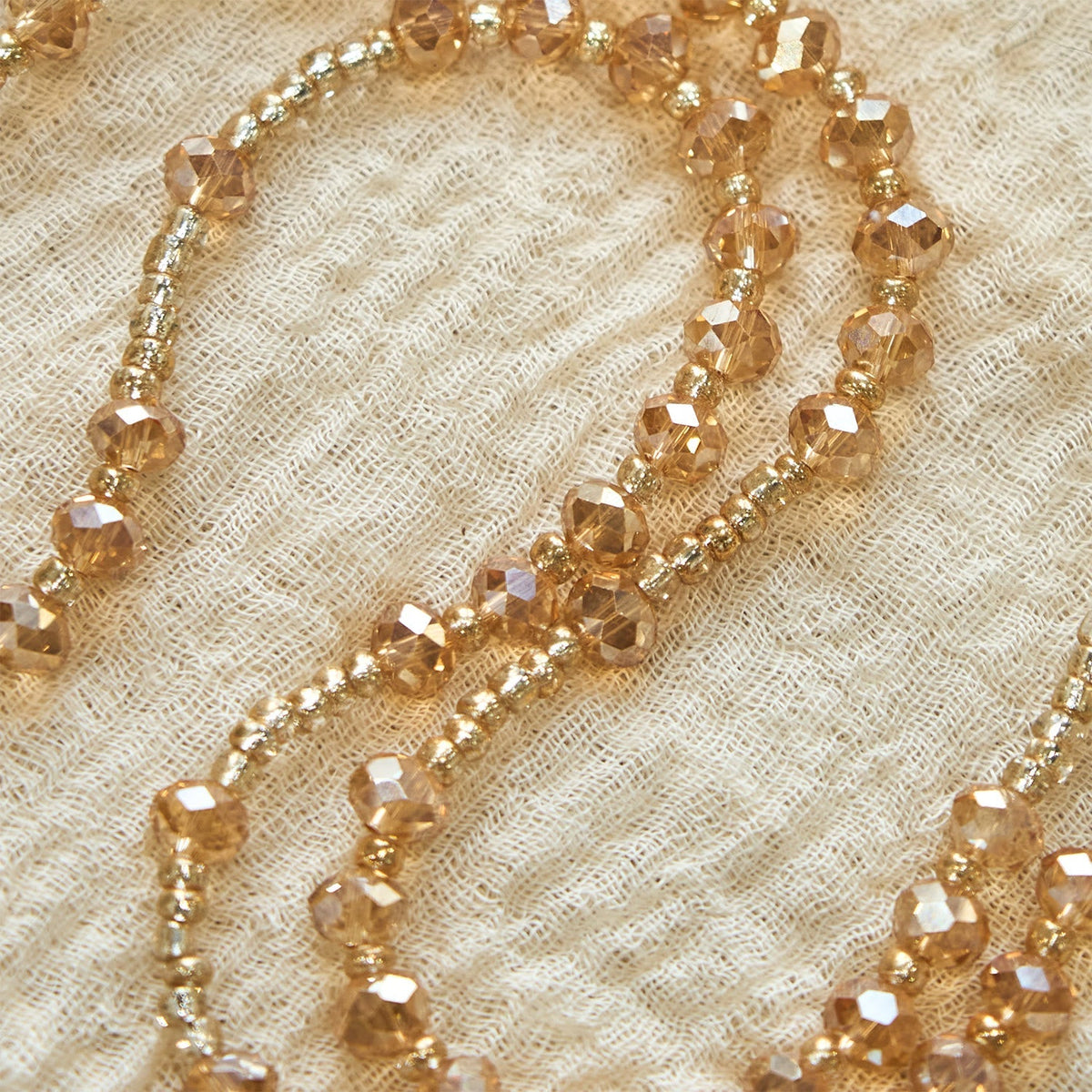 Champagne Crystal Our Lady of Guadalupe Rosary: A Divine Sparkle
