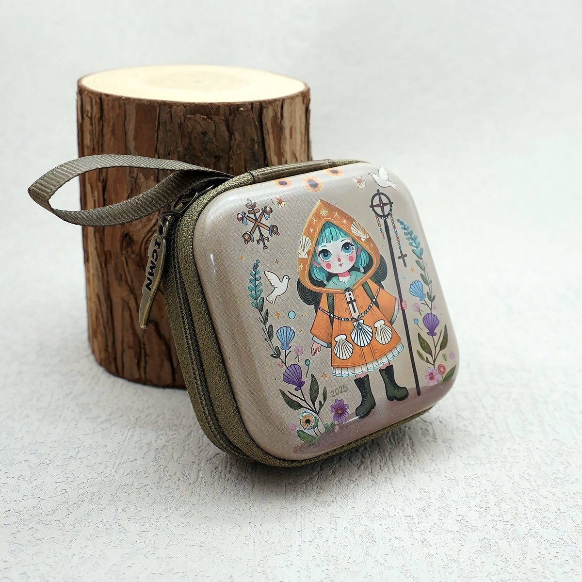 9 Patterns Cartoon Style Square Rosary Cases: A Beautiful Blend of Faith and Function