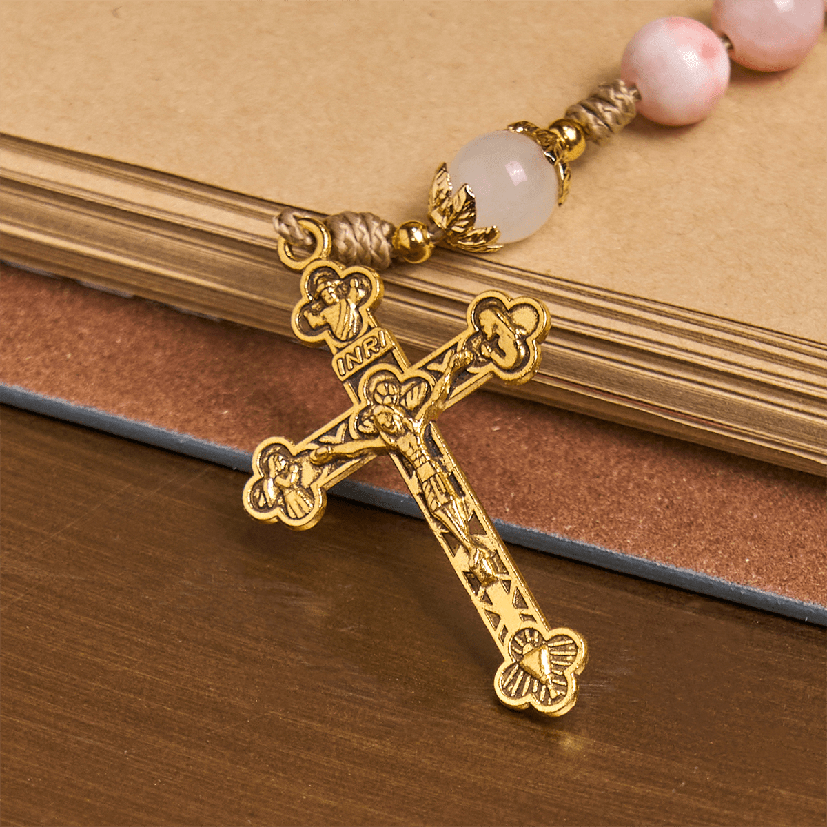 Thanksgiving Gift: Immaculate Heart of Mary Rosary + Thanksgiving Card | Expressing Gratitude Through Faith