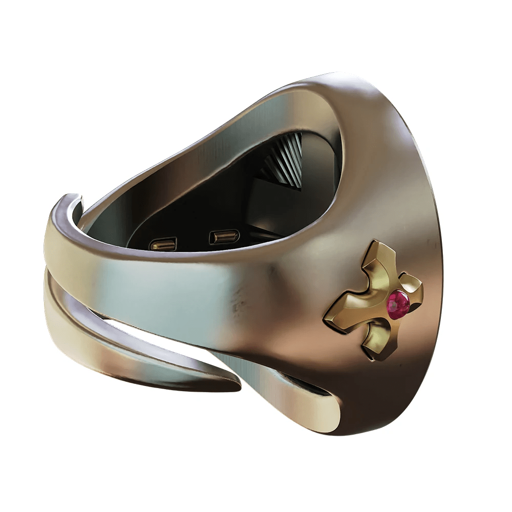Sacred Heart Jesus Ring in 925 Silver: Symbol of Love and Sacrifice