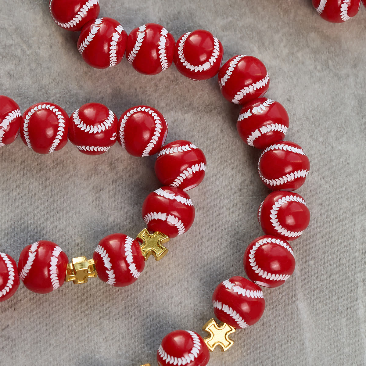 Blessed Miniature Baseball Beads Rosary with Golden Holy Chalice & Crucifix: Merge Faith and Sport