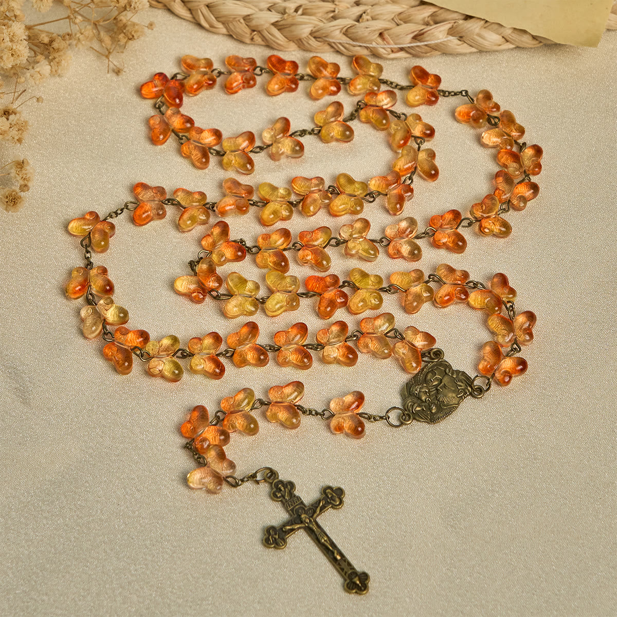 Thanksgiving Nature Ritual: Butterfly Rosary | Honoring God's Grace with the Beauty of Autumn