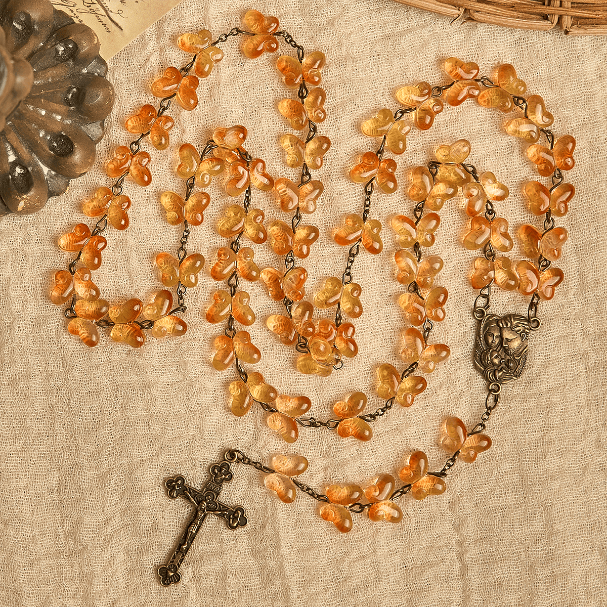 Thanksgiving Nature Ritual: Butterfly Rosary | Honoring God's Grace with the Beauty of Autumn