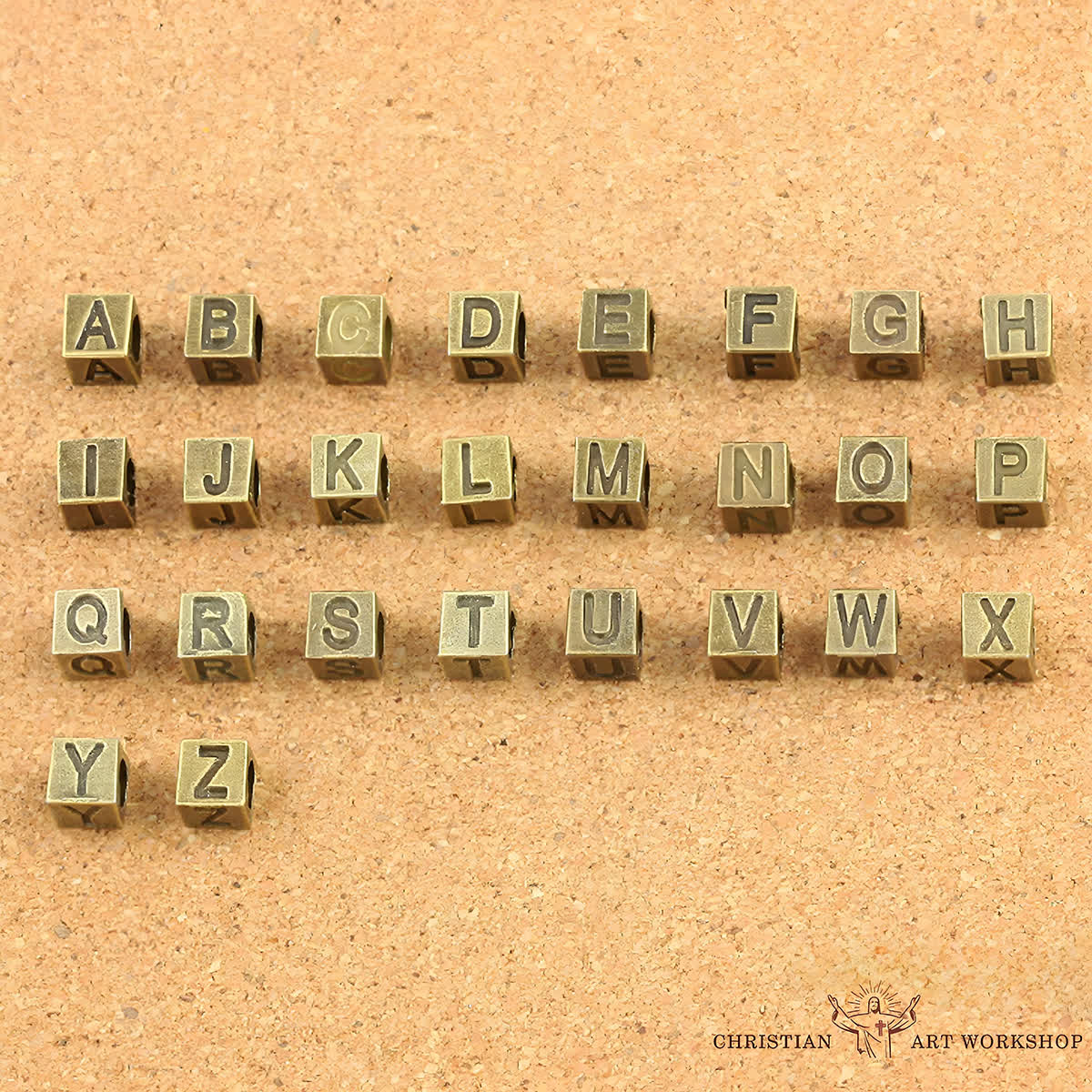 Military - Style Paracord Custom Rosary: Silver-Toned Beads & Brass JESUS