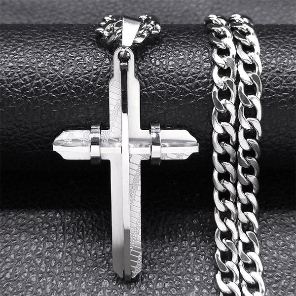 Statement Cross Necklace: Bold Craft & Spiritual Symbol for Faith-Driven Style