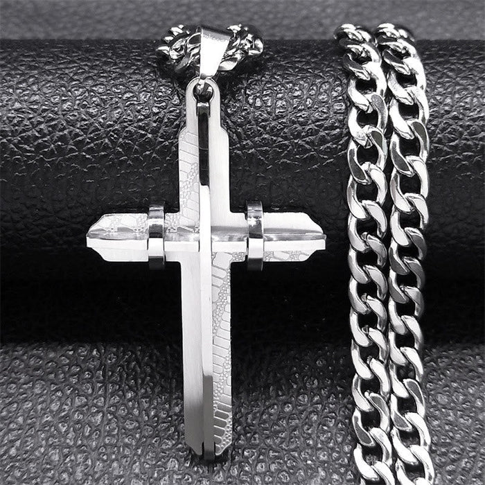 Statement Cross Necklace: Bold Craft & Spiritual Symbol for Faith-Driven Style