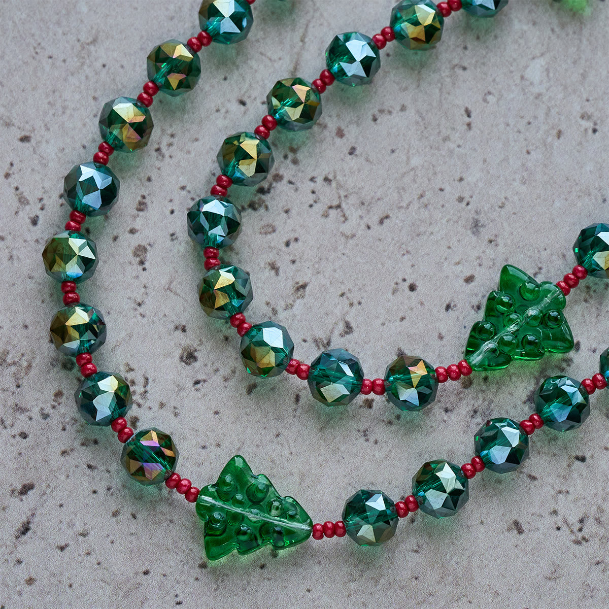 Joyful Green Tree of Hope Christmas Rosary: Celebrate Christ's Birth