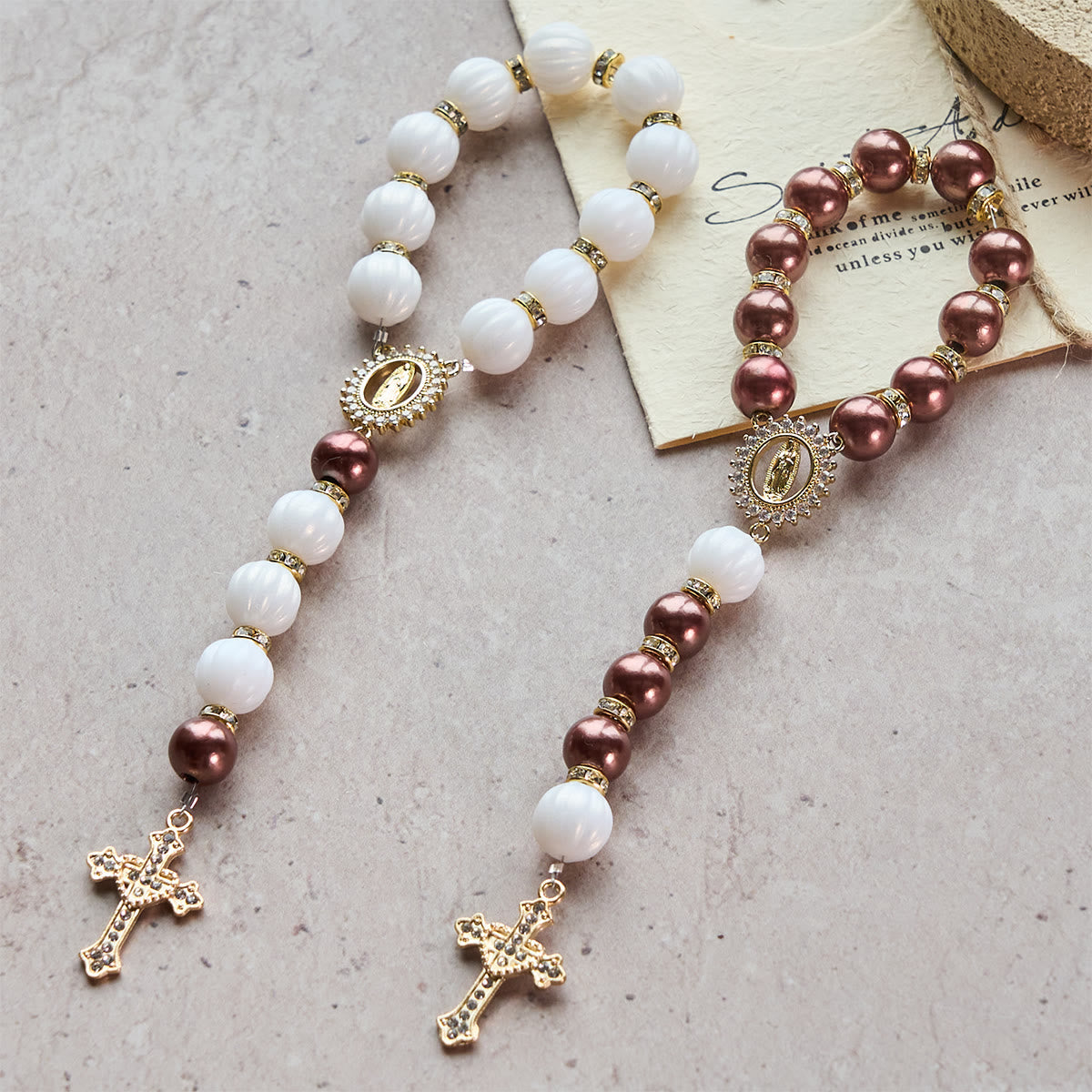 Marian Accent Pocket Rosary: Heavenly Guidance & Spiritual Connection