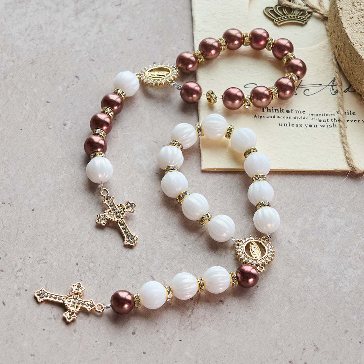 Marian Accent Pocket Rosary: Heavenly Guidance & Spiritual Connection
