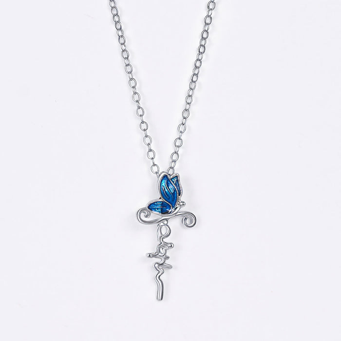 Butterfly Cross Jewelry Set: Devotion & Artful Symbolism