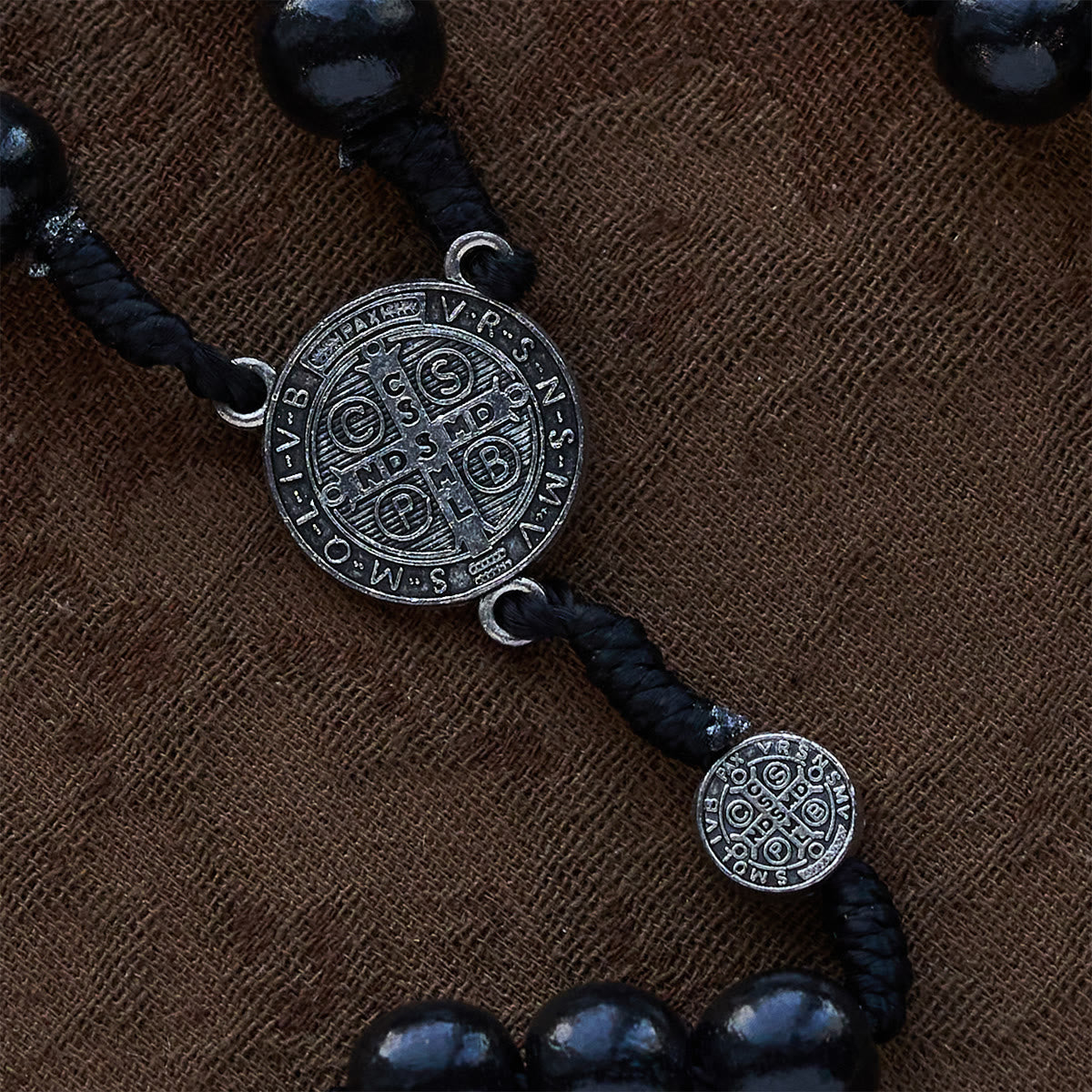 Beaded Rosary with St. Benedict Medal: Tender Faith for Prayer Moments