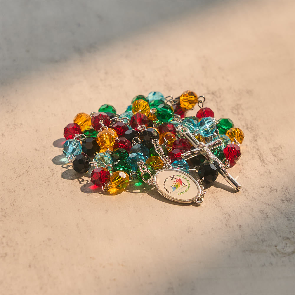 Colorful Bead Rosary: Thoughtful Gift of Devotion & Light