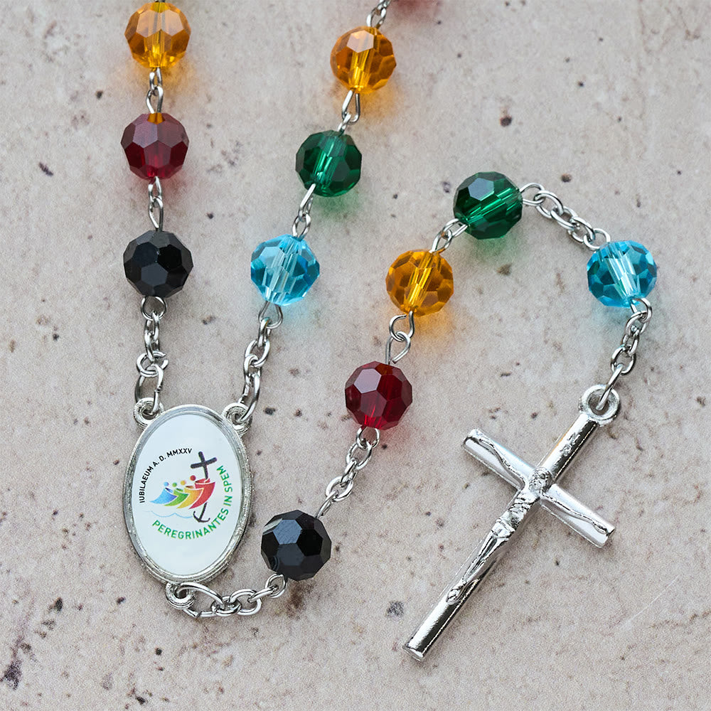 Colorful Bead Rosary: Thoughtful Gift of Devotion & Light