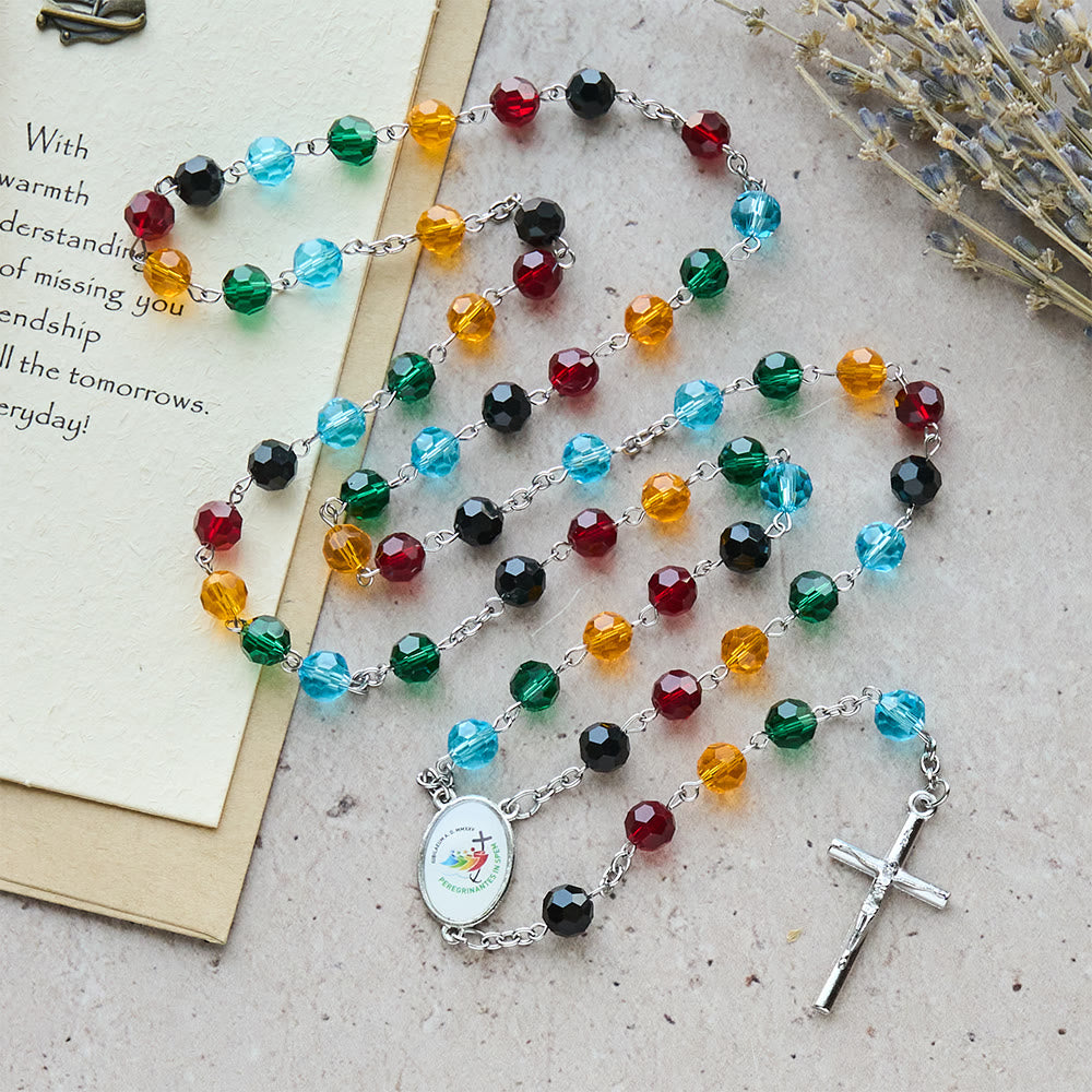 Colorful Bead Rosary: Thoughtful Gift of Devotion & Light