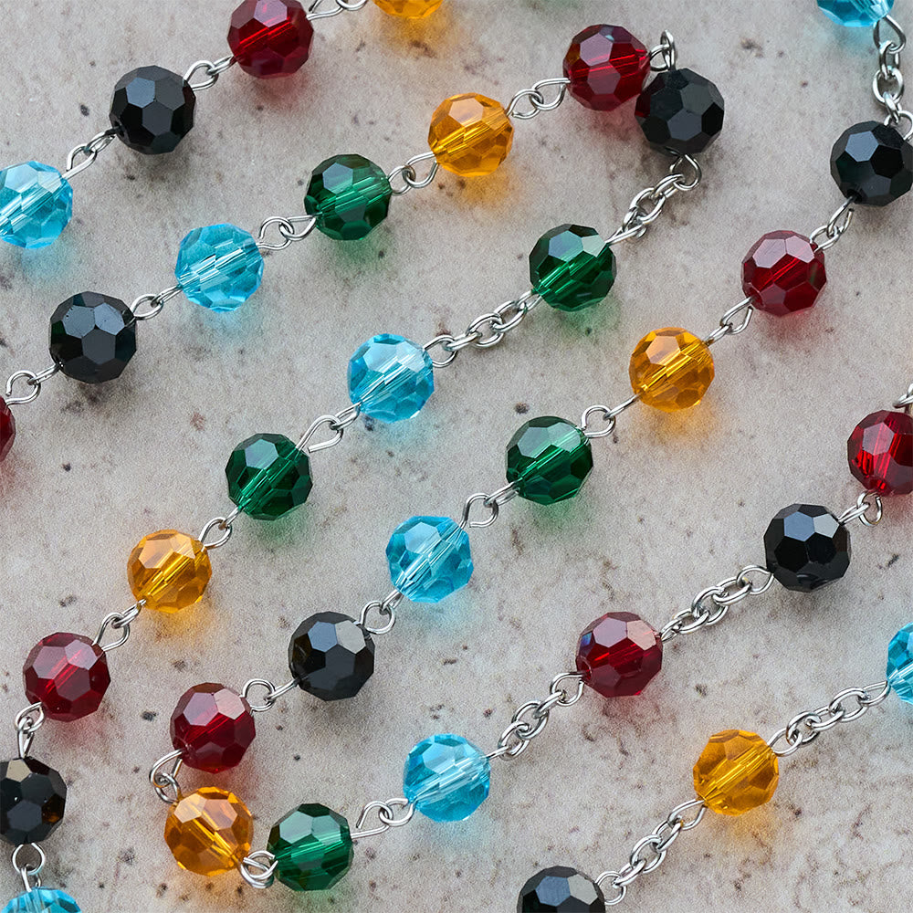 Colorful Bead Rosary: Thoughtful Gift of Devotion & Light