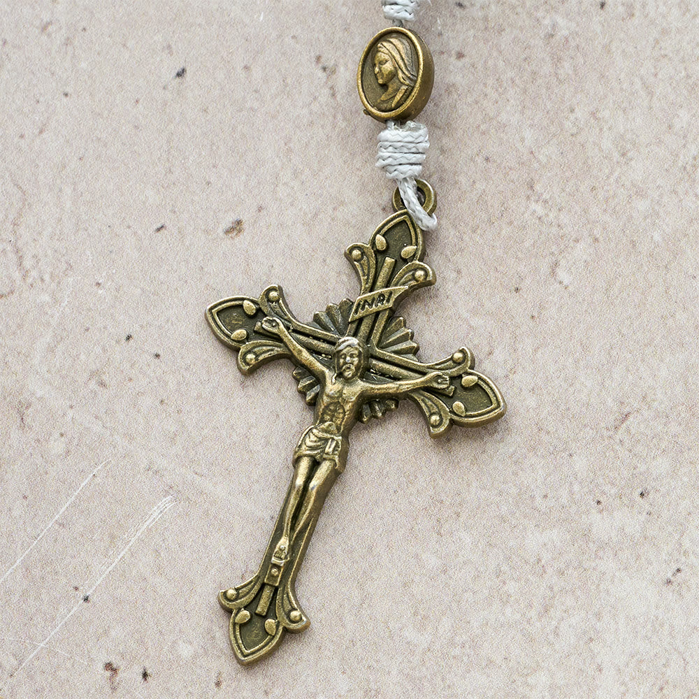 Deep Blue Starlight Faith Rosary: Divine Mercy & Our Lady Sacred Medals