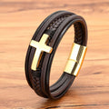 Brown & Golden Cross