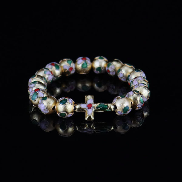 Cloisonné Enamel Filigree Faith Pieces: Rich Comfort with Sacred Symbolism