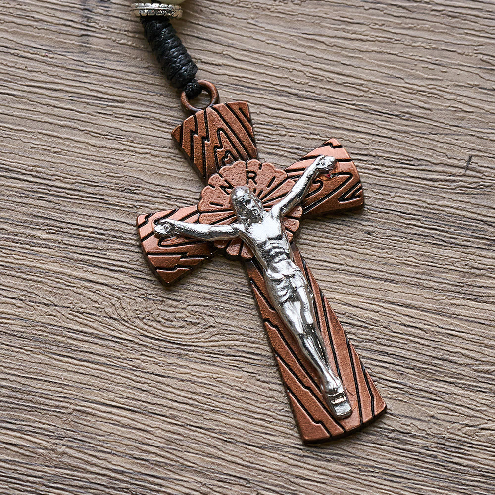 Baseball-Themed Rosary with Crucifix: Faith & Passion for Sports Lovers