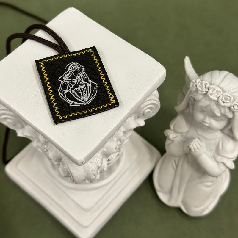 Sacred Jesus & Our Lady Scapular: Tender Reminder of Her Care