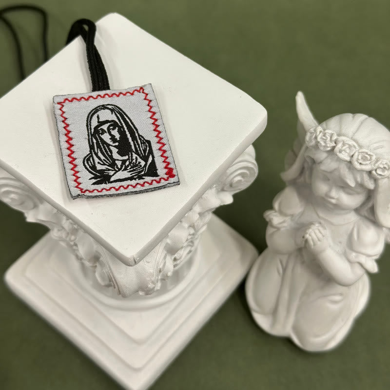 Sacred Jesus & Our Lady Scapular: Tender Reminder of Her Care