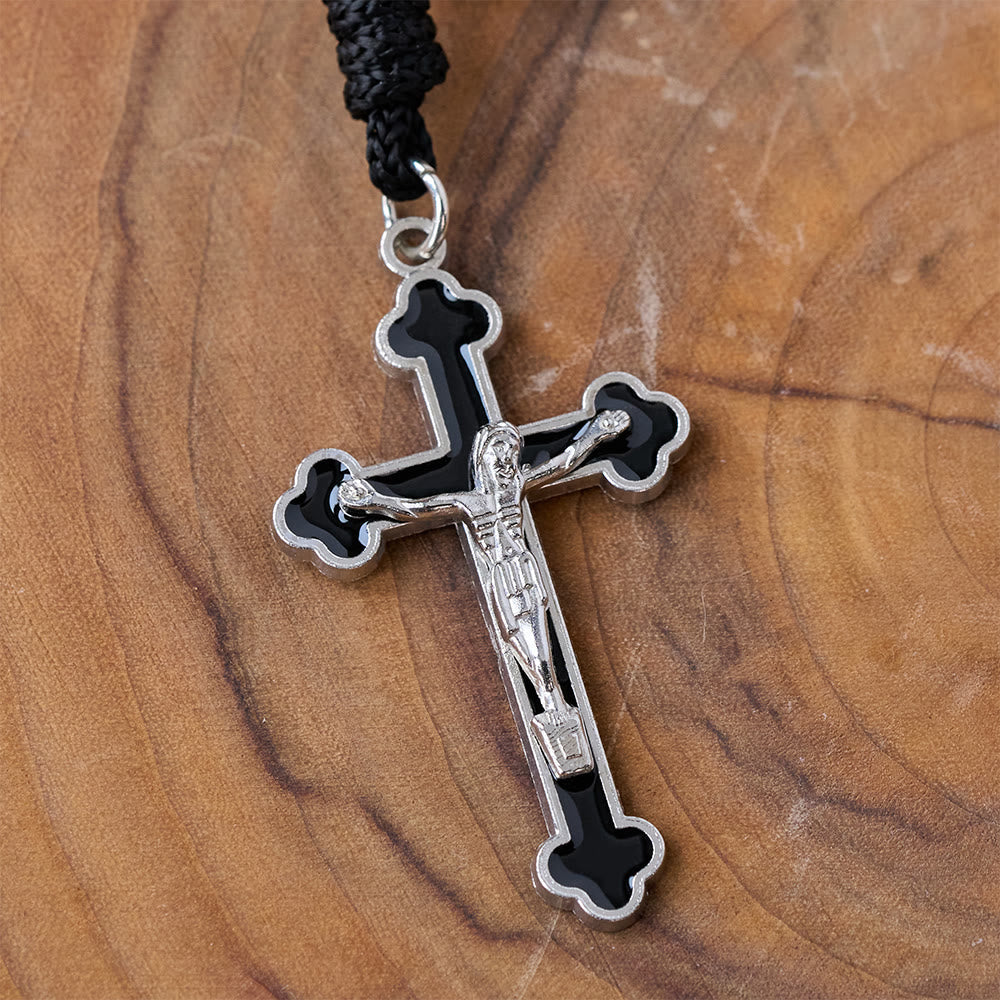Hand-Woven Baseball Beads Sports Prayer Rosary