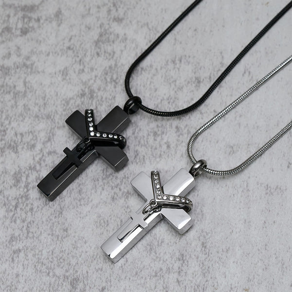 Detachable Inner Cross Necklace: Ground Your Faith in Love That Transcends