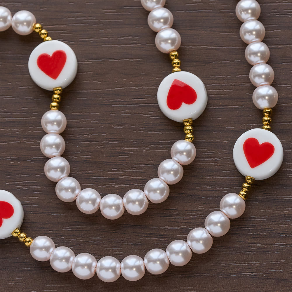 Love & Faith Pink Rosary with Graceful Our Lady Center & Cross