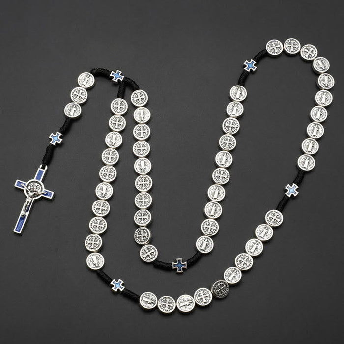 St. Benedict Rope a Decade Rosary for Exorcism/Praying (4 colors)