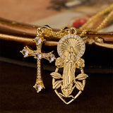Cross Virgin Mary