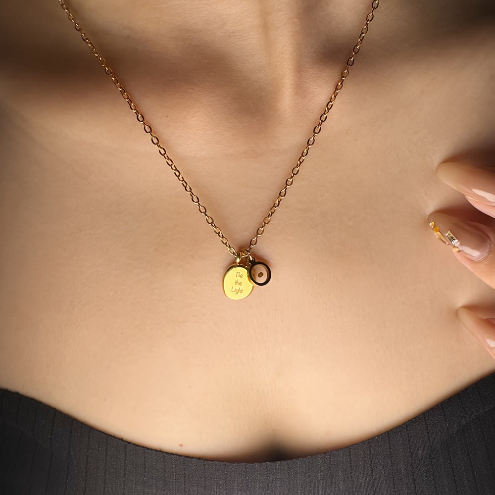 Mustard Seed Be The Light Scripture Necklace: Matthew 17:20 Faith Inspirational Pendant Jewelry