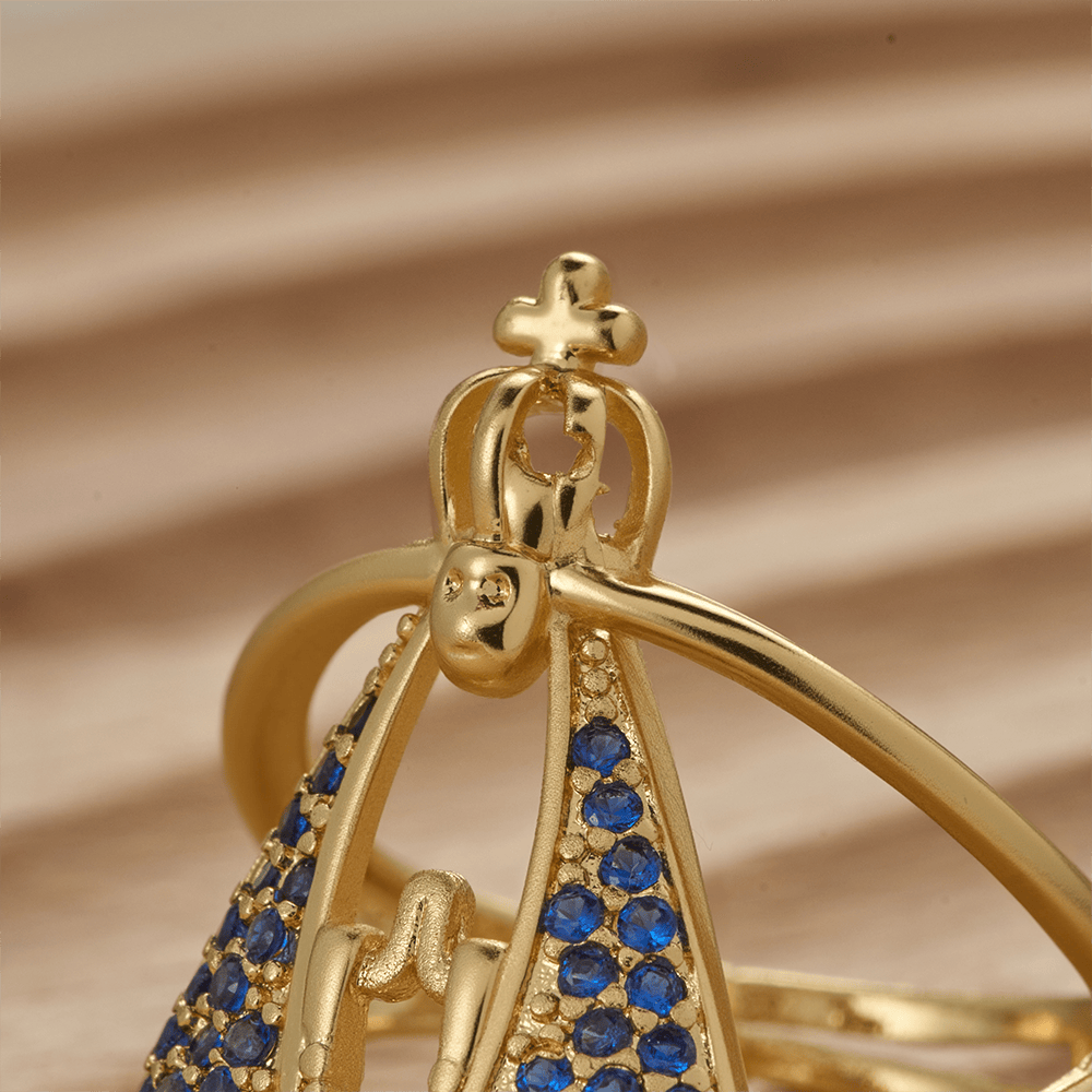 Our Lady of Guadalupe Devotional Ring: Emblem of Our Lady Grace & Divine Protection