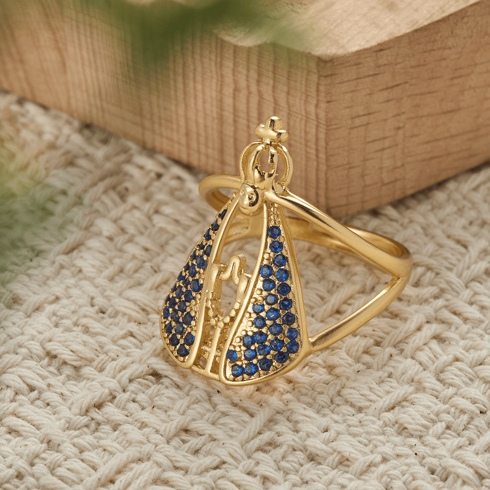 Our Lady of Guadalupe Devotional Ring: Emblem of Our Lady Grace & Divine Protection