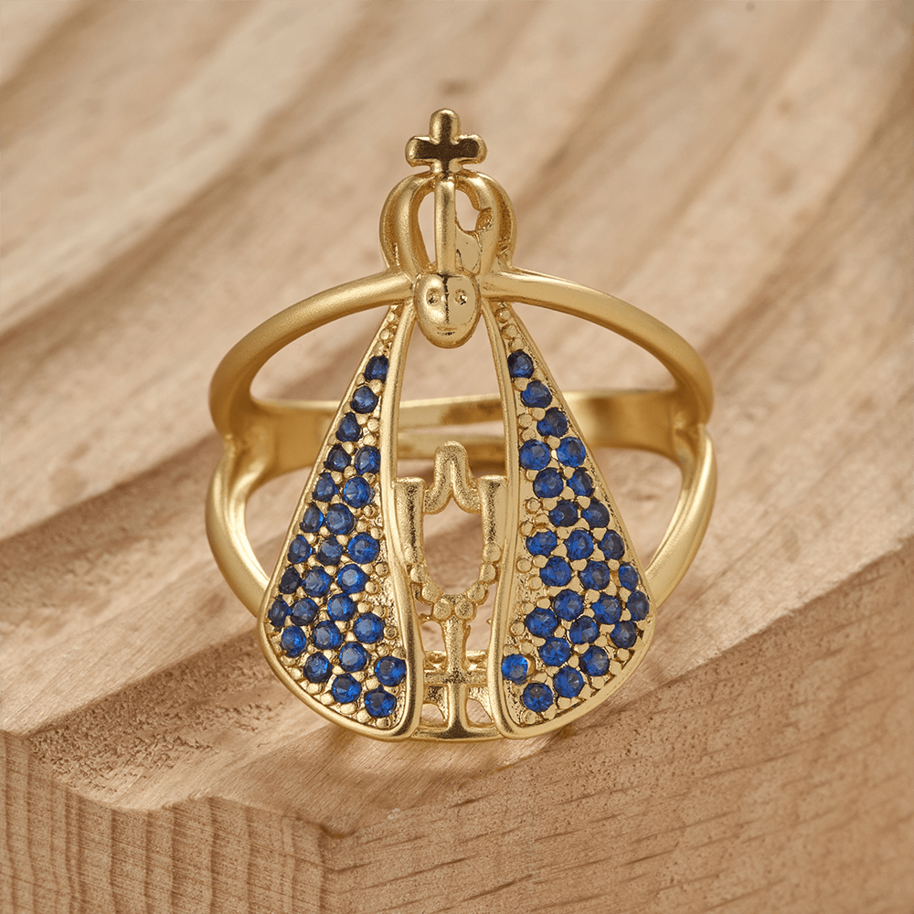 Our Lady of Guadalupe Devotional Ring: Emblem of Our Lady Grace & Divine Protection
