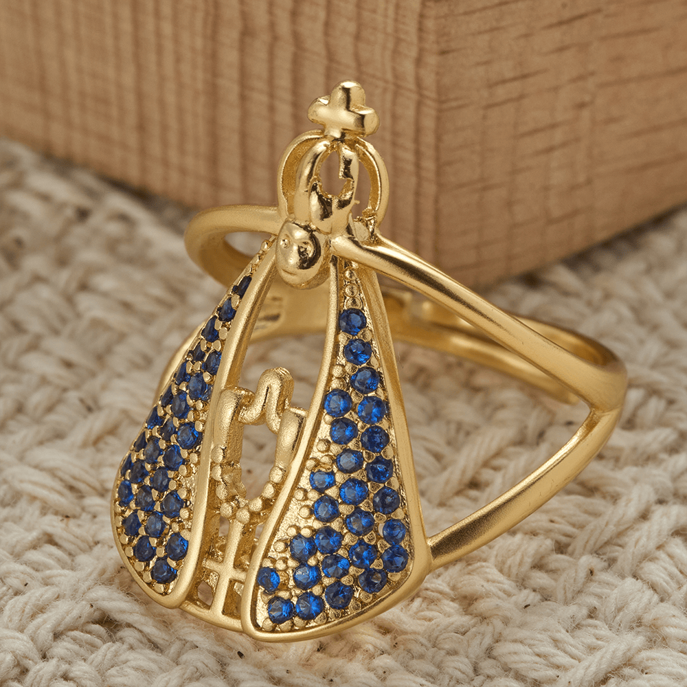 Our Lady of Guadalupe Devotional Ring: Emblem of Our Lady Grace & Divine Protection