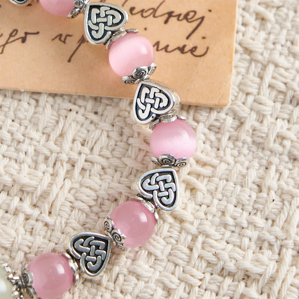 Celtic Knot Cat’s Eye Bracelet: Gentle Companion of Daily Grace