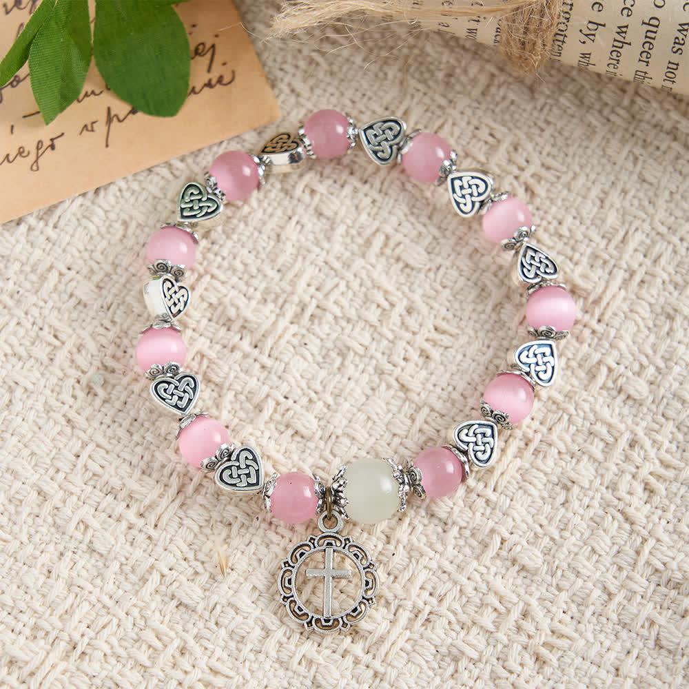 Celtic Knot Cat’s Eye Bracelet: Gentle Companion of Daily Grace