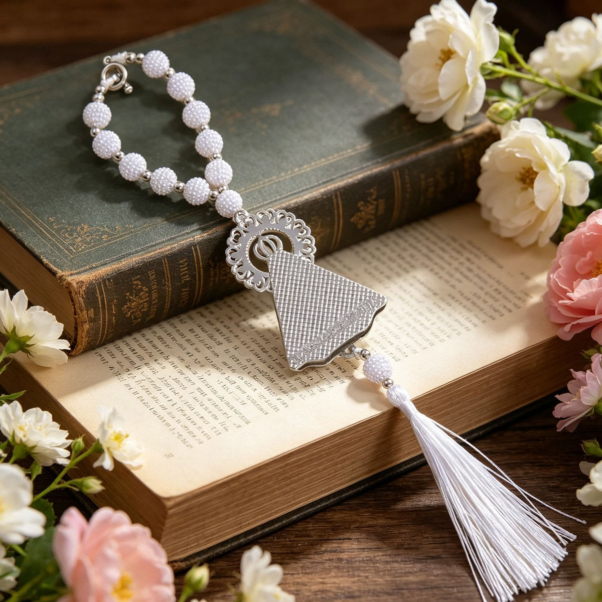 Beaded Our Lady of Aparecida Tassel Car Hanging: A Symbol of Gentle Heavenly Protection & Journey Blessings