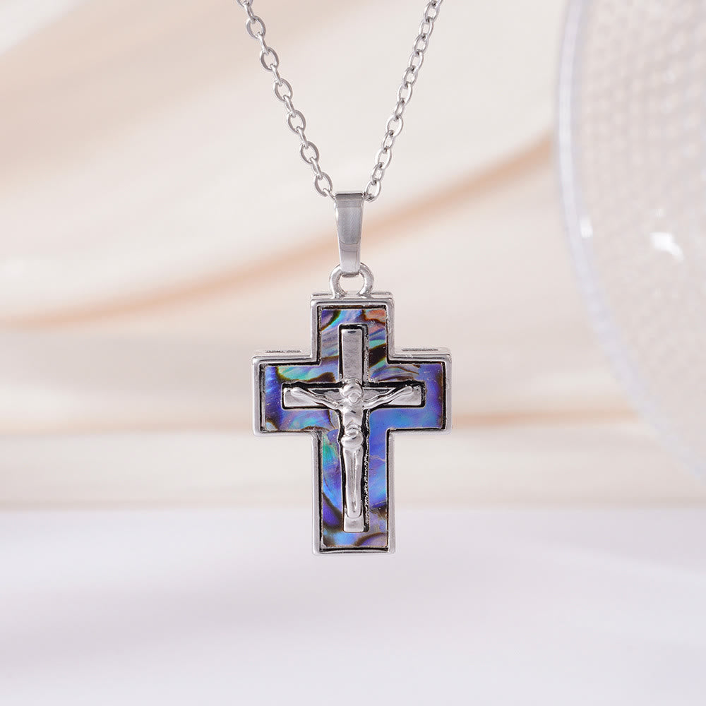 Layered Crucifix Cross Pendant Necklace: A Symbol of Redemption and Everlasting Grace