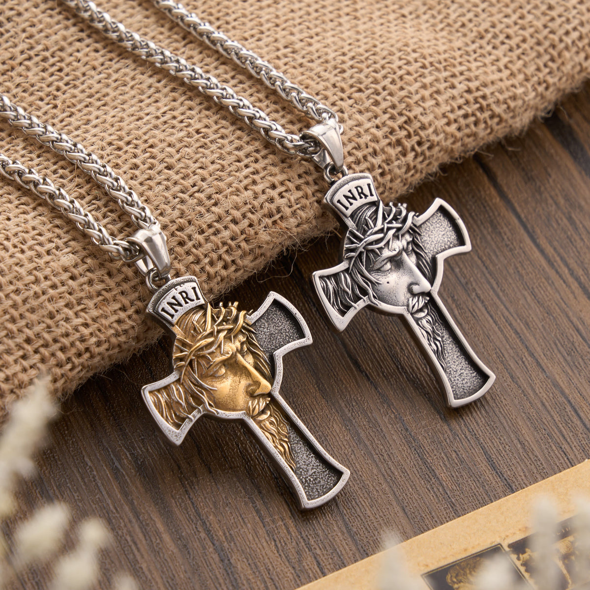 Jesus Cross Jewelry Necklace