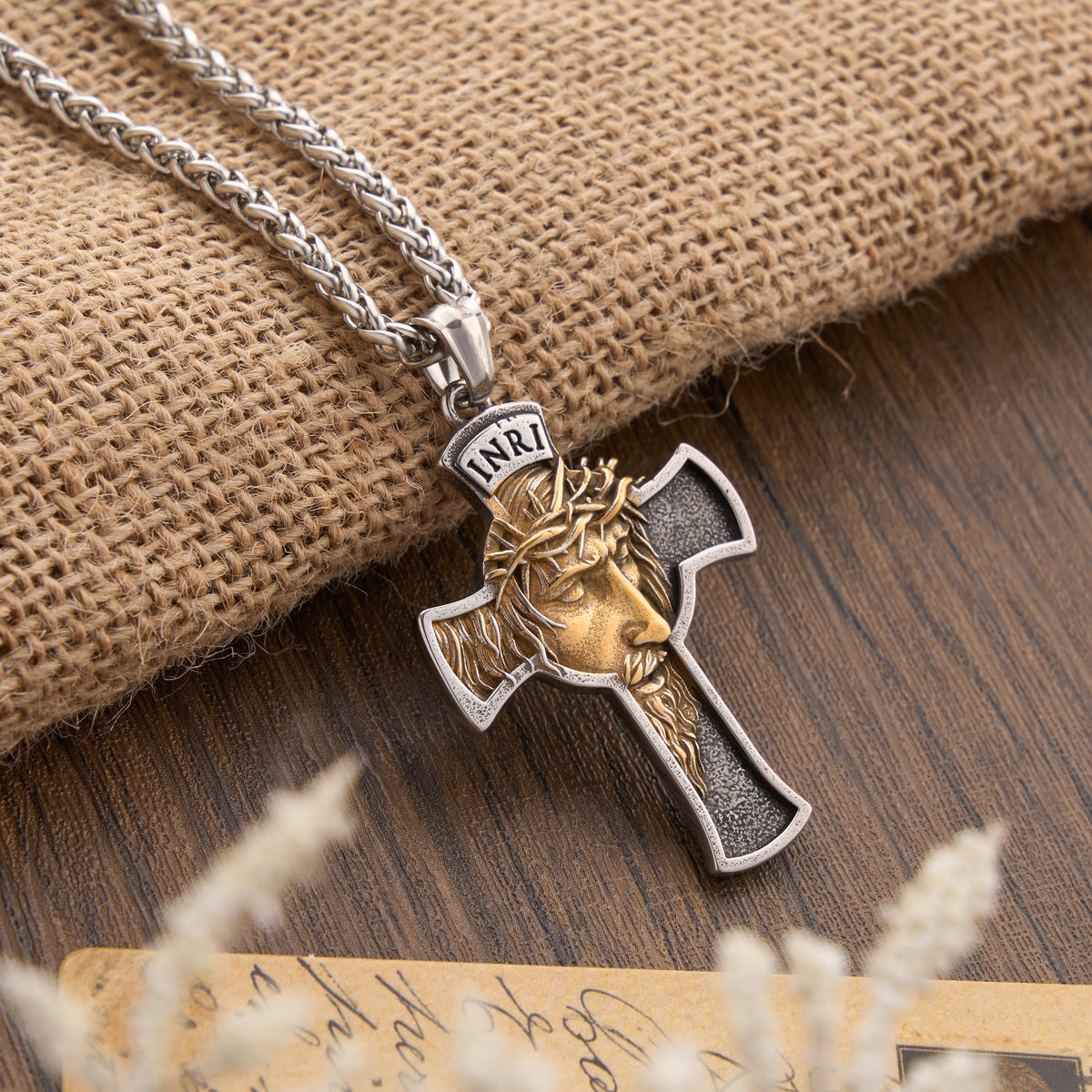 Jesus Cross Jewelry Necklace