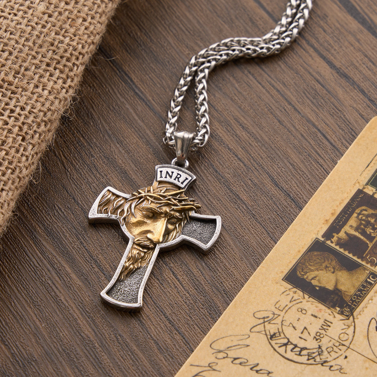 Jesus Cross Jewelry Necklace